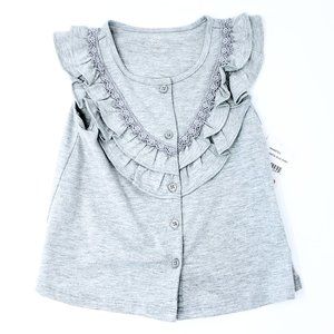 AG Double Ruffle Tank Top